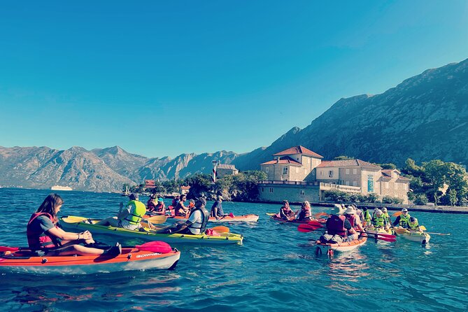 3 Hours Kayaking in Kotor Bay in Montenegro - The First Paddle Toward Glavati Beach