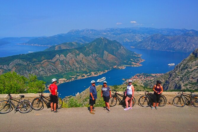 Bike tour - Panoramic downhill from Njeguši and Kotor serpentines - The optional Njeguši zipline