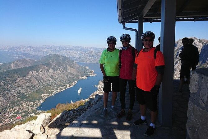 Bike tour - Panoramic downhill from Njeguši and Kotor serpentines - The views are the main reward