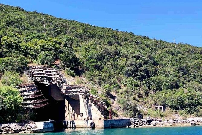 Blue Cave and Our Lady of the Rocks - 3h Private Speedboat Tour - Tivat Bay brings yachts and a former military base