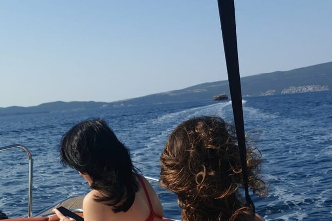 Blue Cave, Lady of Rocks , Perast and Mamula Speedboattour MW - Mamula Island, history from the water