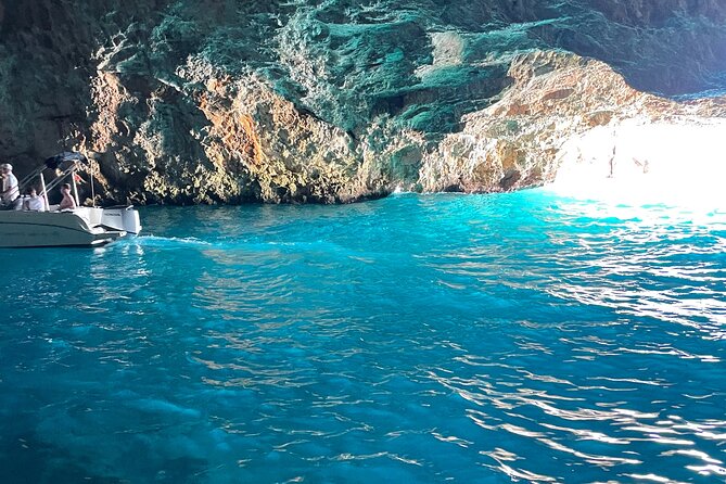 Blue Cave, Lady of the Rocks and Kotor Bay SpeedBoat Tour 3H - Mamula Island and the mouth of the bay