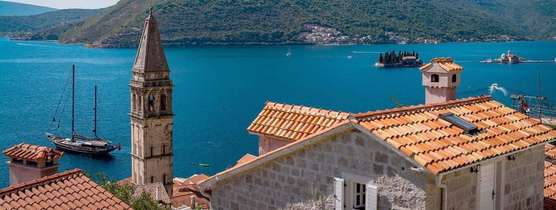 Bokokotor Bay, Blue Cave and panorama of Mamula - Across Tivat and toward Herceg Novi