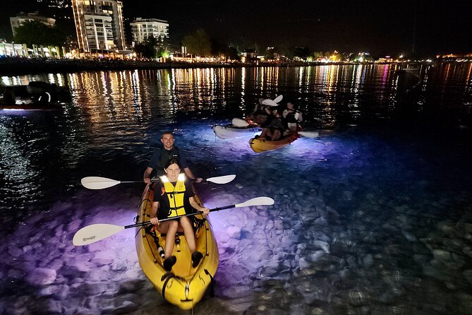 Budva: 2-Hour «Night Lights» Kayak Tour - The floating pause and the chance to see fish
