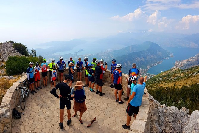 Cable car + Electric MTB from Njegos Mausoleum to Kotor bay - Horizont Bar and the Kotor and Tivat bays