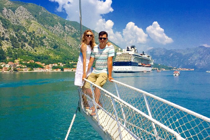 From Tivat/Kotor: Whole Boka Bay Guided Cruise, Comfortable Ship - Herceg Novi brings the day ashore