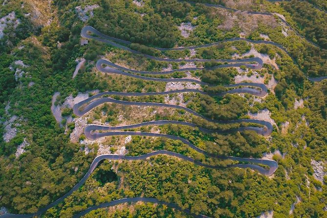 Great Montenegro Tour-Lovcen NP,Mausoleum Lovcen,River of Crnojevic,Sveti Stefan - Sveti Stefan from the coastal viewpoint