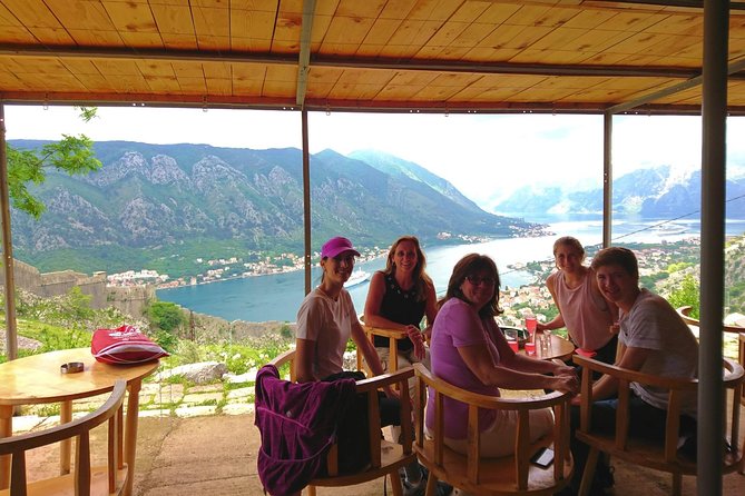 Hiking downhill from Krstac to Kotor, visit San Giovanni fortress - Entering San Giovanni Fortress above Kotor