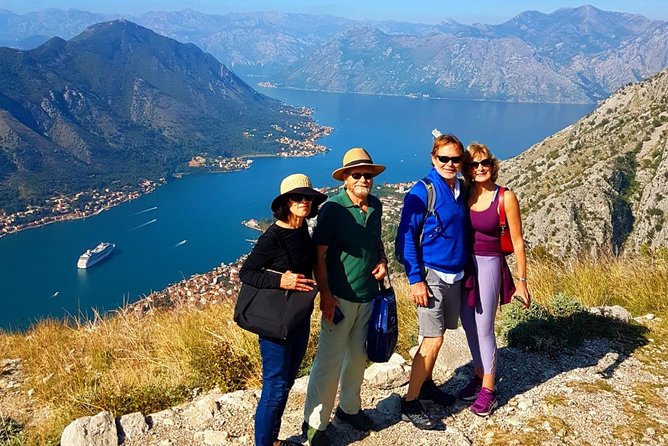 Hiking downhill from Krstac to Kotor, visit San Giovanni fortress - The optional zipline near Njegusi