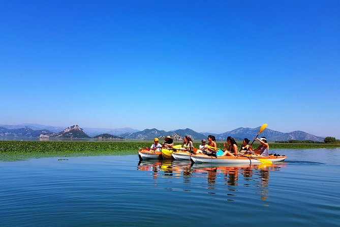 Kayak Guided Tour Skadar lake - Adventure in National park - Paddling to Grmozhur Fortress