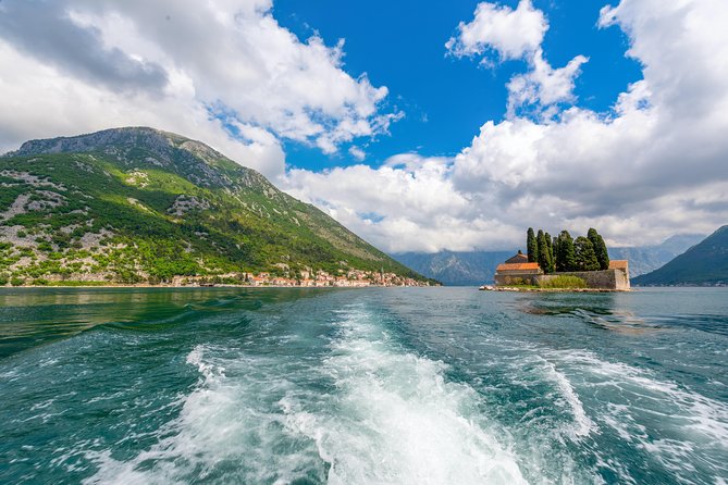 Kotor: Blue Cave Swim Stop, Lady of the Rocks & Submarine Base - Mamula Island and a difficult past