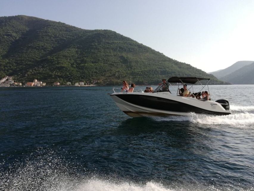 Kotor: Blue Cave, Žanjic Beach Speedboat Tour - Leaving Kotor by speedboat