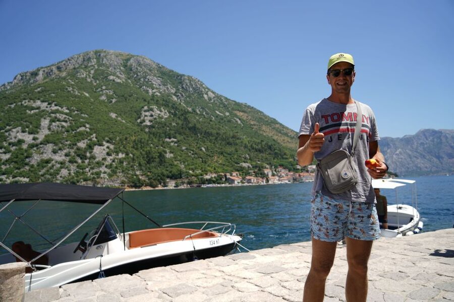 Kotor: Boat Cruise with Blue Cave Swim and Submarine Base - The Blue Cave area and the best swim