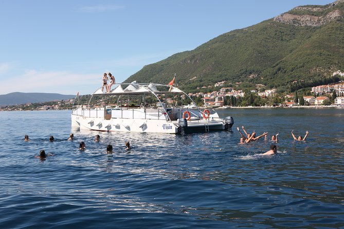 Kotor Cruise: Perast, Our Lady of The Rocks, Mamula, Blue Cave, Porto Montenegro - Swimming stops and the rhythm of the day