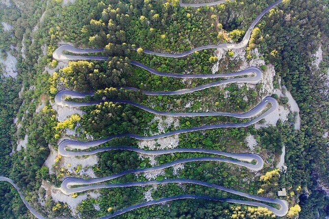 Mini Montenegro Private Tour to Njegusi, Cetinje, Budva and Kotor - Climbing the old road to Njegusi