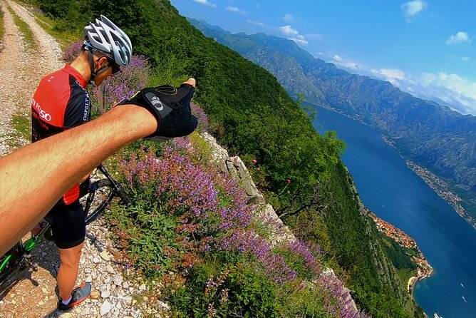 Mountain Biking on Vrmac peninsula - Panoramic view on Kotor bay - What the $113.18 price means