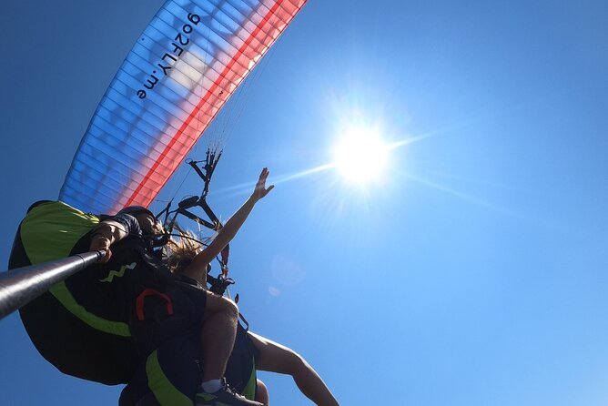 Paragliding in Budva with Certified Pilot (Free Pick-Up Included) - Taking Off Above the Budva Riviera