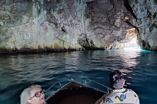Perast-Our Lady Of The Rocks &Blue Cave-Private Tour Black Pearl - Entering the former Yugoslav submarine tunnel