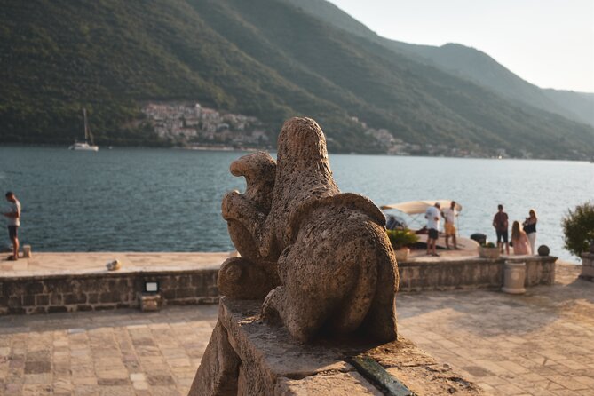 Private Blue Cave Tour from Kotor, Montenegro - The submarine base is a quick, unusual stop