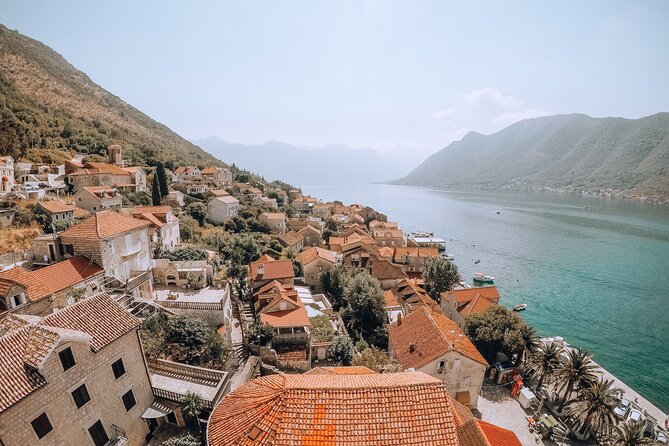 Private Blue Cave Tour from Kotor, Montenegro - Perast gives you the classic Bay of Kotor view