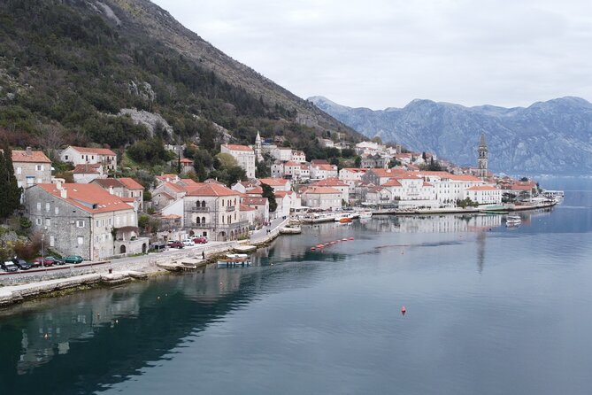 Speed Boat Trip: Kotor Bay attraction , Blue Cave and beach time - The former submarine base at Lustica