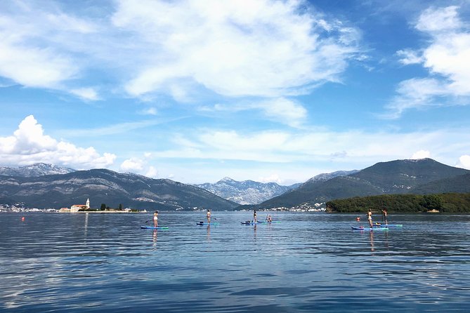 Stand-Up-Paddle Board at Bay of Kotor from Tivat or Kotor - Starting near Kotor and moving toward Tivat