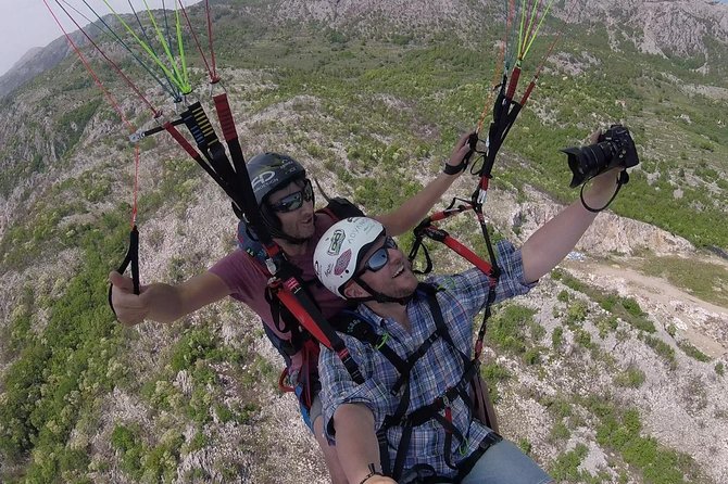 Tandem paragliding in Budva /All-inclusive - Transfers and the meeting point